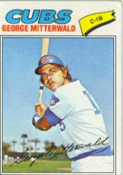 1977 Topps Baseball Cards      124     George Mitterwald